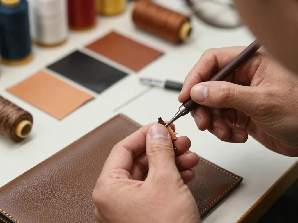 Professional bag repair and restoration